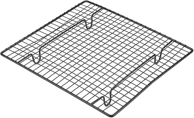 Stainless Steel Cooling Rack Nonstick Baking Tray for Cakes Biscuits Bread 10.24x9.06 Inch Durable Design