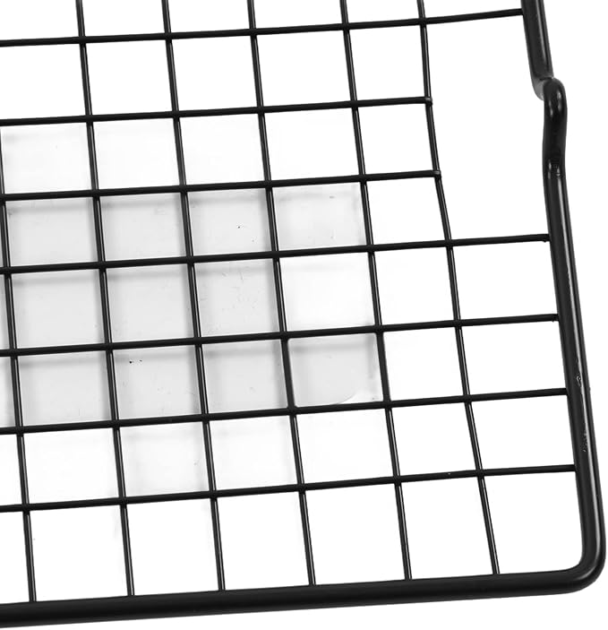 4 - Piece Set Stainless Steel Cooling Rack | Heavy - Gauge Grid for Even Baking/Cooling | Dishwasher Safe Barbecue Rack for Cookies, Meat & Veggies | 15.9 x 9.8 Inch