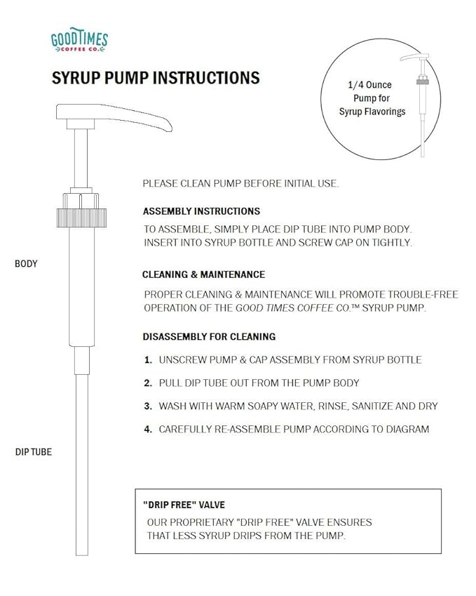 Gold Coffee Syrup Pump for Starbucks 1 Liter (33.8 Fl Oz) Syrup Bottles (Pack of 6)