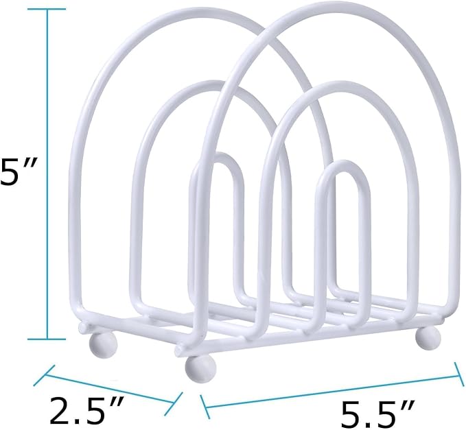 Blue Donuts White Arc Collection Napkin Holder – Napkin Holders for Tables, Modern Napkins Holder, Dining Table Napkin Holders for Kitchen,