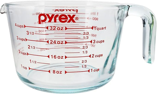 Pyrex 5301485 4 Cup Glass Measuring Cup - Made in USA