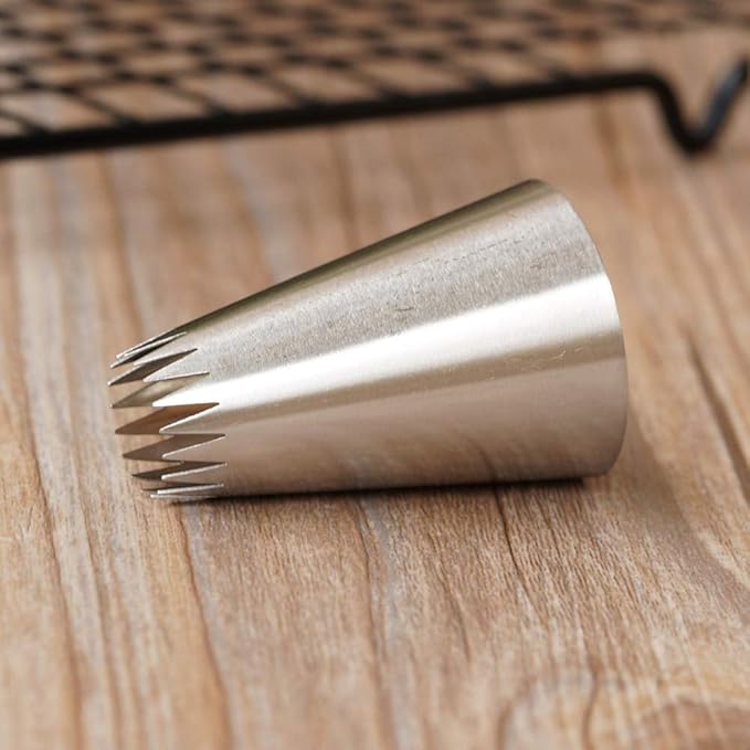 Piping Tips For Cake Decorating, Stainless Steel Icing Piping Nozzles For Pastry Fondant Decorating Tools