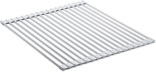 HIC Kitchen Silicone Over-Sink Roll-Up Dish Drying Rack, Reinforced Heat Safe Silicone, 17.25 x 13-Inches