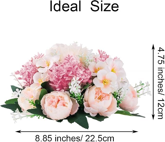 Flower Balls Centerpieces for Tables: 10 PCS Pink Flowers for Centerpieces Floral Arrangements Centerpiece for Wedding Party Celebration Home