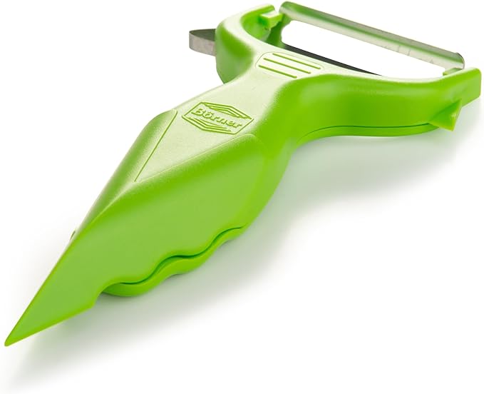 Börner by Reston Lloyd Vegetable Peeler, Garnish Knife, Nutmeg/Garlic Grater, Made in Germany, Green