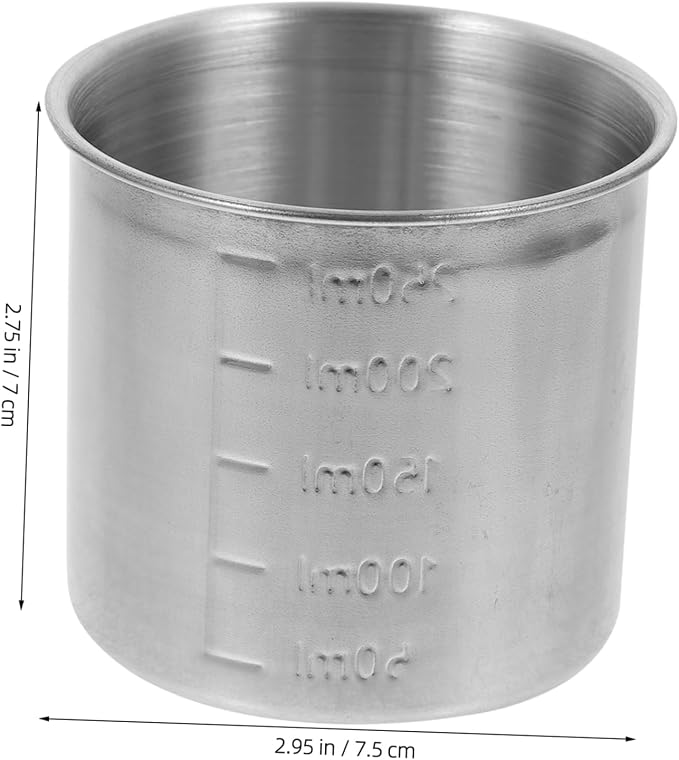 Healifty 4pcs Multipurpose Measuring Cup with Graduations Convenient Kitchen Tool for Precise Food Measurement and Organization