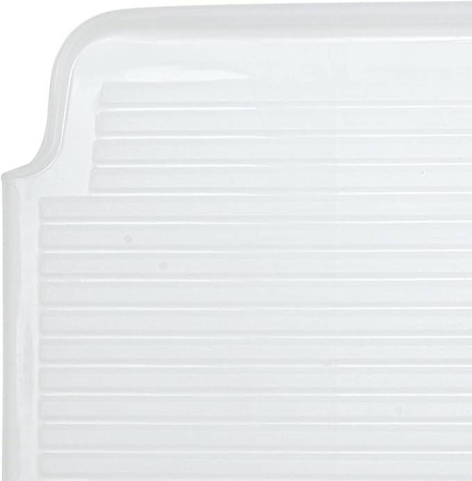Better Houseware Drain Boards for Kitchen Counter White Dish Drain Board Shields Countertops from Water Damage, Space Efficient 19.5"x15.5"x1.25"