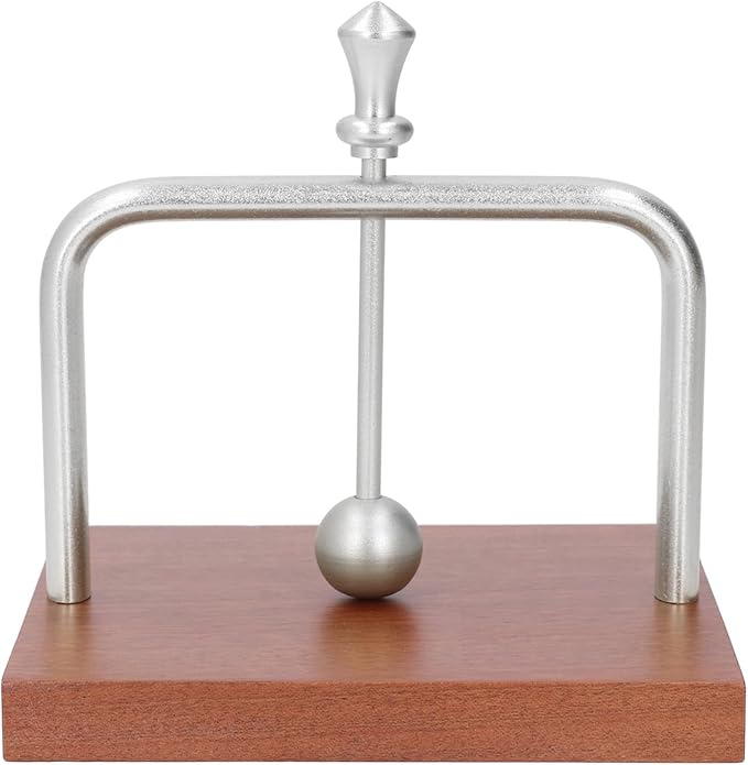 GOWENIC Table Napkin Holder with Lifting Ball, Solid Wood Napkin Rack, Metal Dispenser for Home Restaurant Coffee Shop (Silver)