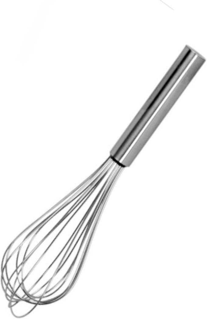 TrueCraftware- 14" Stainless Steel French Whip/Whisk- Kitchen Balloon Whisk Thick Wire Wisk Egg Frother for Cooking Blending Whisking Beating and Stirring