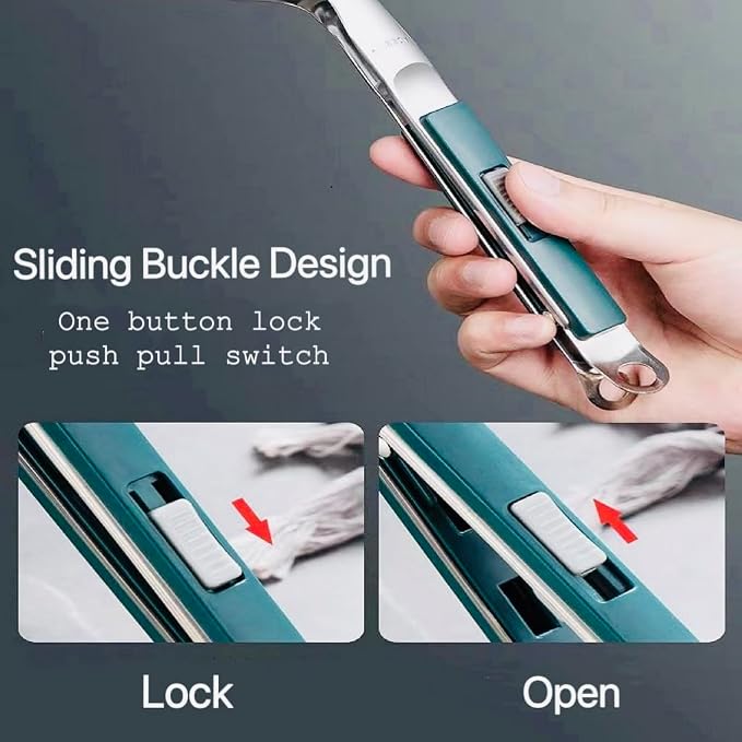 Kitchen Spatula Tongs 11.6 lnch Stainless Steel Grill Clamp Cooking Tongs for Flipping Steak Fish Bread Hamburger Frying Pancake Pie