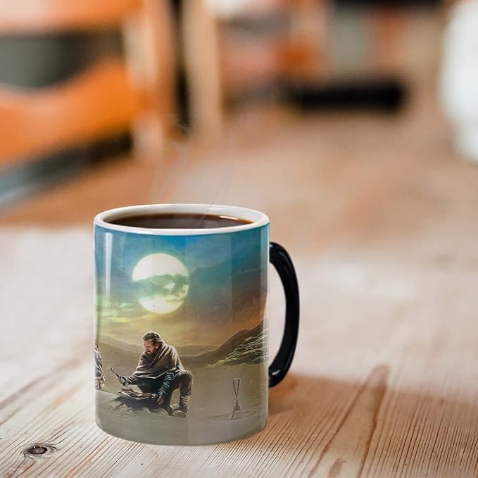 Morphing Mugs Star Wars – Obi-Wan Kenobi – Returning to His Past – One 11 oz Color Changing Ceramic Mug – Image Revealed When HOT Liquid Is Added! MMUG1537