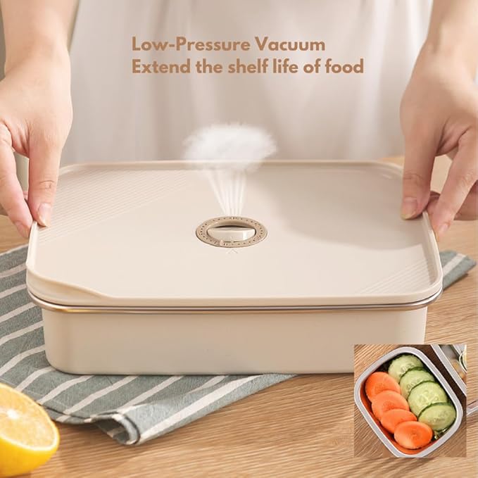 Mini Airtight Food Containers with Lids, Stainless Steel Bento Box, Microwave/Oven/Dishwasher Safe