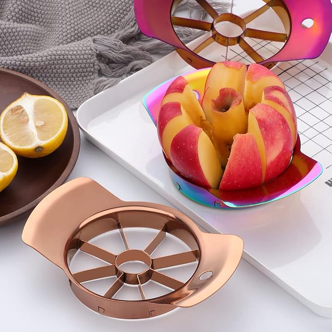 Rose Gold Garlic Press Bottler Wine Opener Measuring Spoons Lemon Squeezer Vegetable Peeler Apple Cutter Kitchen Tongs Hot Plate Gripper Ice Tongs Kitchen Accessories Tools Set, Dish Washer Safe