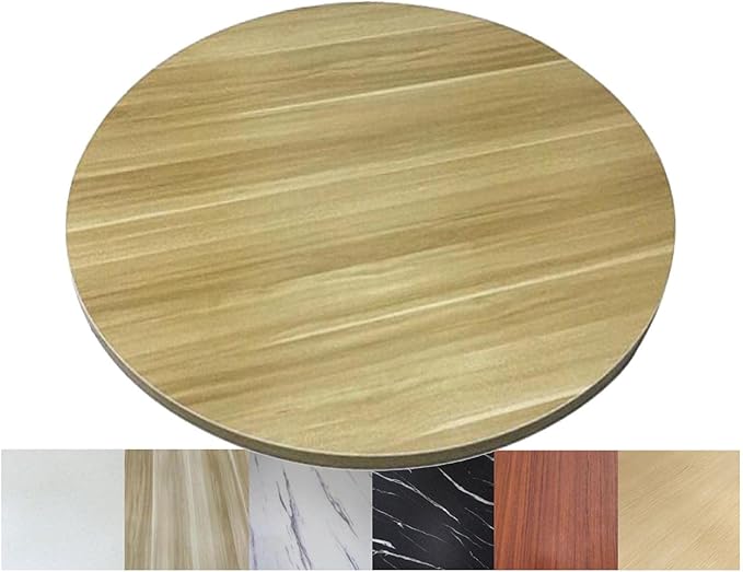 Kitchen Wood Lazy Susan, Handmade Round Wooden Turntable Diameter 70cm 80cm 90cm, Thicken 1.6cm, Strong Wood Serving Tray, Crack Resistants, Smooth Surface, Protects Hands ( Color : C , Size : 90cm )