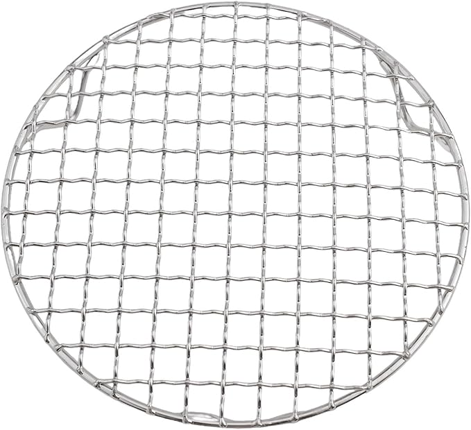 Round Cooking Rack 201 Stainless Steel Versatile Round Cooling Rack Wire Grill Sheet for Oven Baking Grilling Drying Steaming,Multiple Sizes 13cm-35cm(18cm)