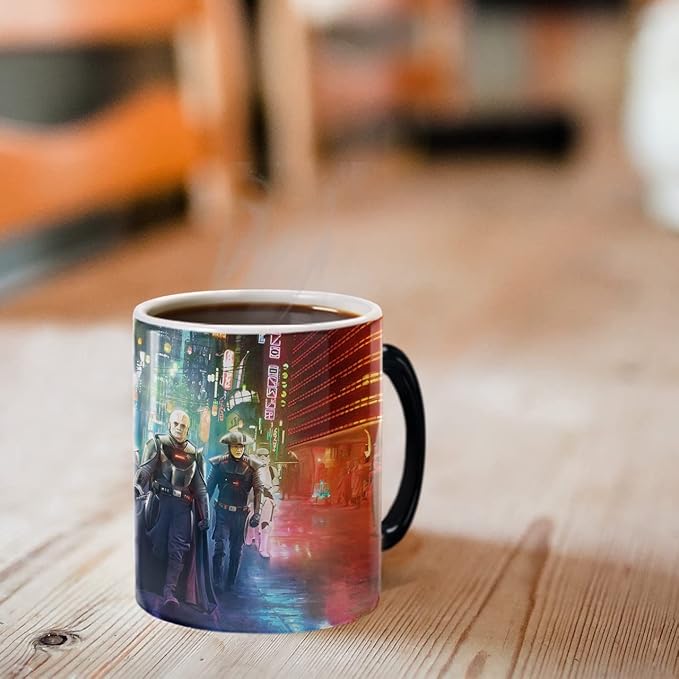 Morphing Mugs Star Wars – Obi-Wan Kenobi – The Inquisition – One 11 oz Color Changing Ceramic Mug – Image Revealed When HOT Liquid Is Added! MMUG1536