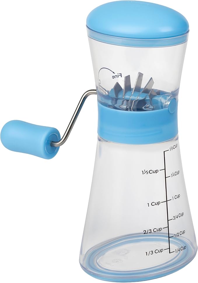 Prepworks by Progressive Nut Chopper with Non-Skid Base (Baby Blue)