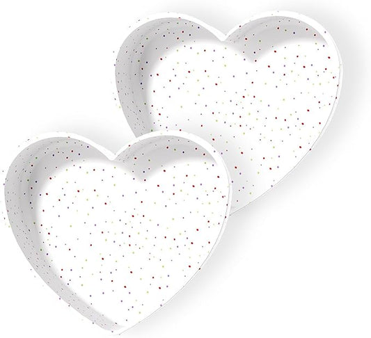 saphe Silicone 10 Inch Cake Pans - Heart Shaped Baking Molds, Set of 4 Cake Molds for Cake, Cheesecake, Rainbow Cake (heart shape 2 packs)