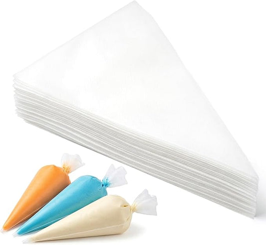 Piping Bags,ilauke 200 Pcs 13 inch Pastry Bags Disposable Icing Bags,Anti Burst Cake Decorating Bag,Non-Slip Durable Frosting Piping Bag for Cookie Cake Decorating Supplies Cupcakes Baking Decoration