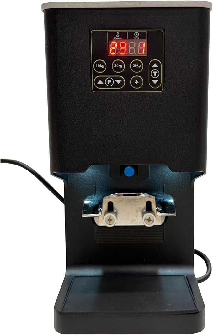 Electronic Automatic Espresso Tamper, 58mm Coffee Tamper | Multi-Tamp 1-3x Espresso Distribution Tool | Adjustable Pressure 2-38kg Electric Tamper | CE Certified | Home & Commercial Barista Tool