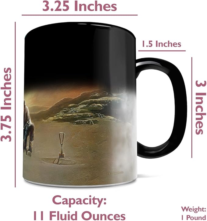 Morphing Mugs Star Wars – Obi-Wan Kenobi – Returning to His Past – One 11 oz Color Changing Ceramic Mug – Image Revealed When HOT Liquid Is Added! MMUG1537
