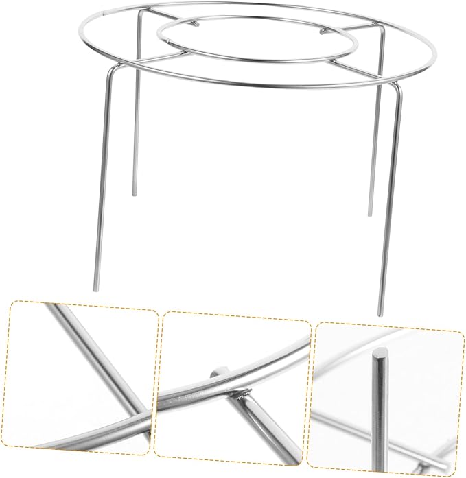 PRETYZOOM 304 Stainless Steel Sturdy Cooling Rack for Baking Oven Safe Metal Cake Cooling Stand for Desserts Cookies and Baked Goods