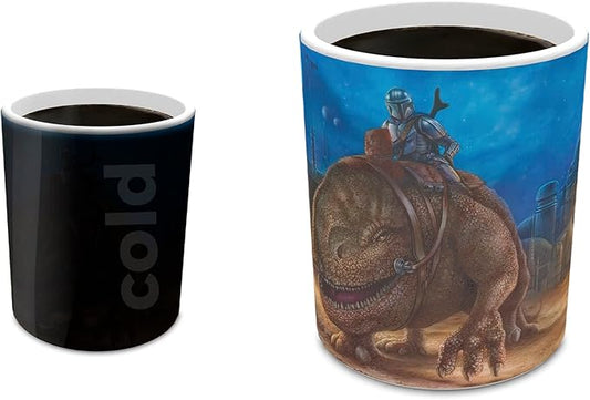 Morphing Mugs Star Wars – The Mandalorian – The Reckoning – One 11 oz Color Changing Ceramic Mug – Image Revealed When HOT Liquid Is Added! MMUG1351