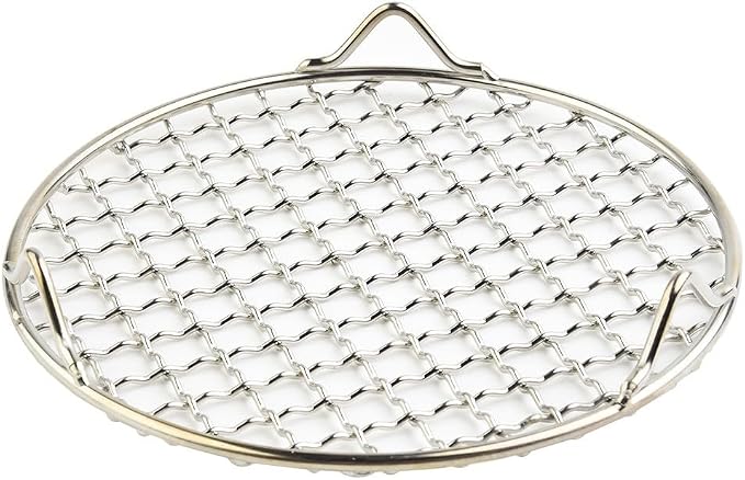 Round Cooling Rack, 201 Stainless Steel Wire, Stable 3-Leg Design for Baking, Grilling, and Food Drying in Kitchen(165mm)