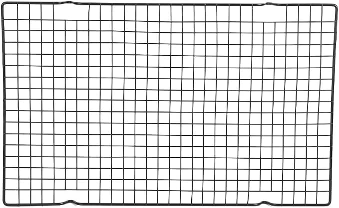 Mingzhe Stainless Steel Cooling Rack Nonstick Grid Baking Net 15.9x10x0.8 inch with Enhanced Airflow and Even Baking for Oven Cooling and Barbecue Grilling
