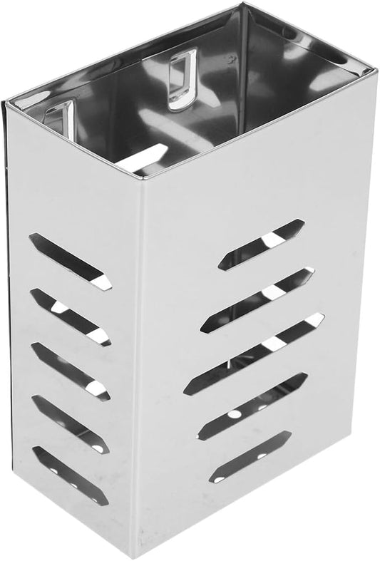 BESTOYARD Stainless Steel Utensil Holder: Utensil Drying Rack Sink Cadd-y Sponge Drainer Basket Wall Mount Chopstick Holders Countertop Silverware Cutlery Organizer for Home Kitchen