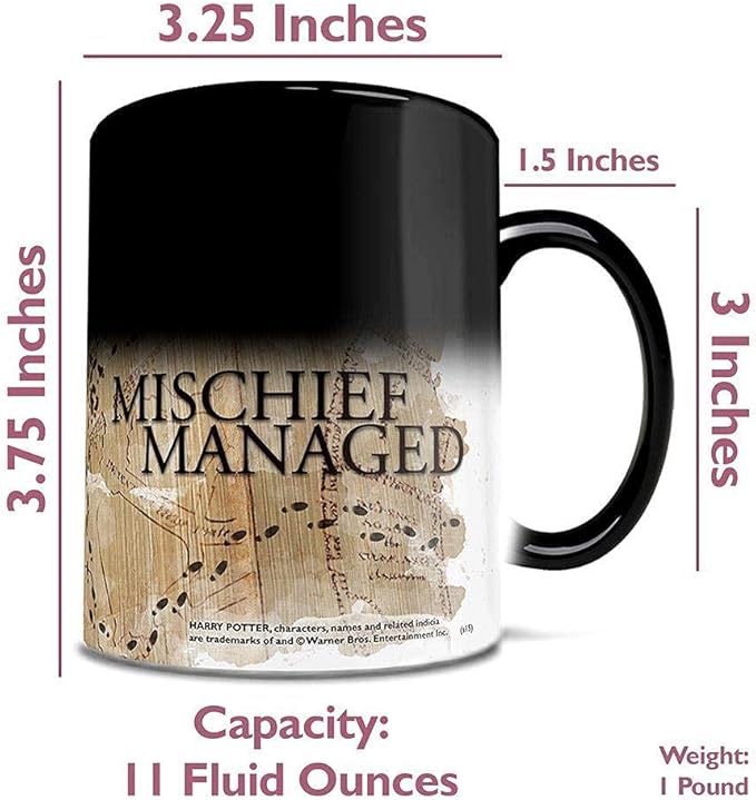 Morphing Mugs Star Wars – Rey vs Palpatine – Rey's Awakening – Thomas Kinkade Studios - One 11 oz Color Changing Ceramic Mug – Image Revealed When HOT Liquid Is Added! MMUG1223
