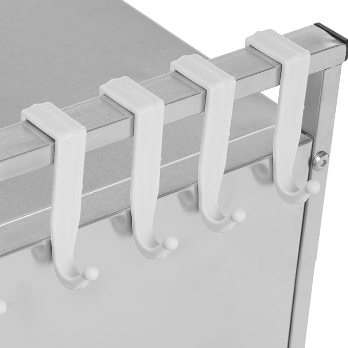 Over Sink Dish Drying Rack, 304 Stainless Steel Drying Drainer Rack with Flip Cabinet Door, Multifunctional Kitchen Storage Dish Rack for Plates, Bowls, Cups