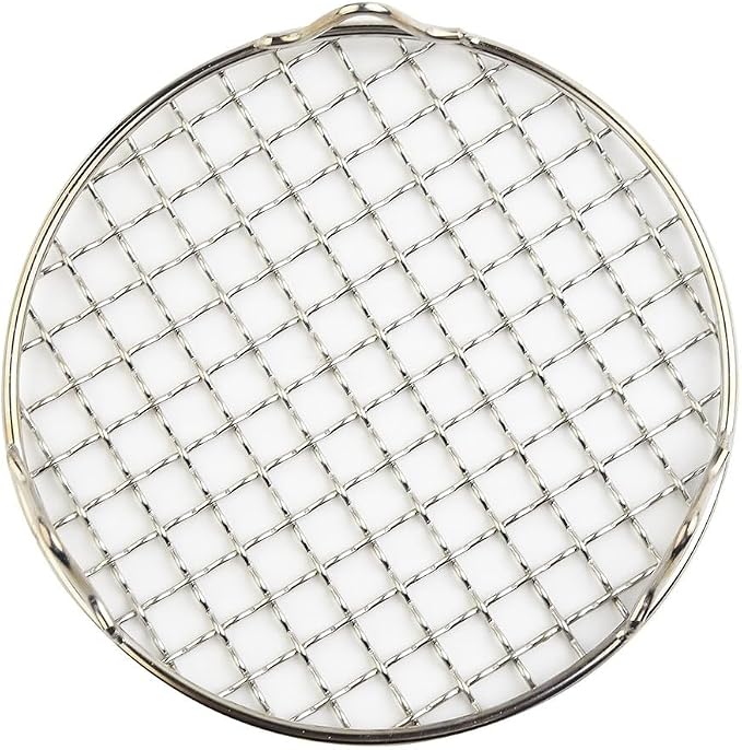 Round Cooling Rack, 201 Stainless Steel Wire Grid With 3 Legs, Electrolytic Polished For Baking, Grilling, Steaming And Food Drying In Kitchen Oven(13cm)