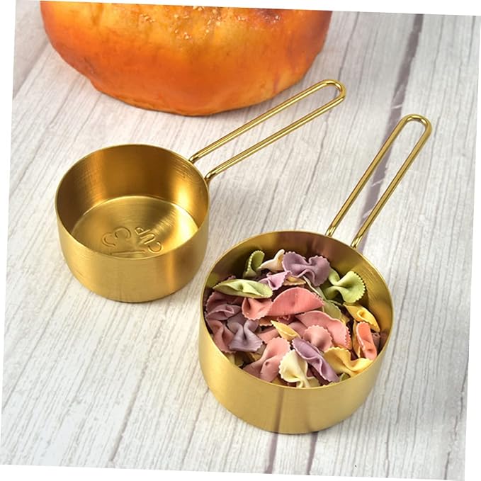 OUNONA 1 Set Measuring Cups Spoons Set Professional Kitchen Tool for Baking Cooking Convenient Measuring Spoon Tablespoon with Engraved Capacity for Easy Reading