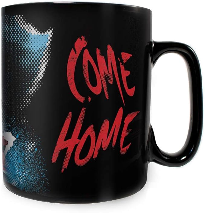 Morphing Mugs IT Chapter 2 – Pennywise – Come Home Heat Sensitive Mug – Ceramic Horror Film Color Changing Heat Reveal Coffee Tea Mug – by Trend Setters Ltd MMUGC972
