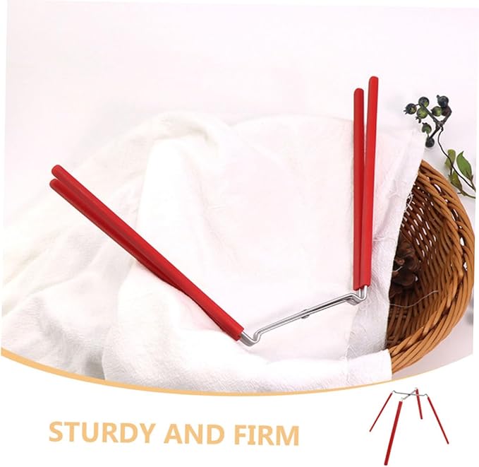 PRETYZOOM Stainless Steel Cake Cooling Rack with Four-claw Design Inverted Cooling Rack for Chiffon Cakes Collapsible Baking Accessory for Versatile Use