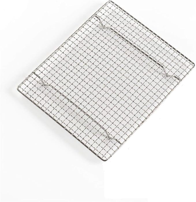 304 Stainless Steel Cooling Rack Versatile Baking Rack Heat Resistant Rust Proof Sturdy Grate 10.6"*6.3"