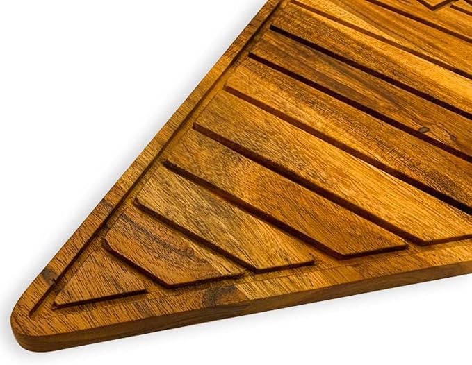 Affinity Decor Organic Acacia kitchen Cutting Chopping Charcuterie Board Platter for Butcher Block Cheese and Vegetables (Slicey Christmas Tree Board 12.5"L x 10"W)
