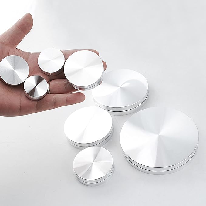 HORV Lazy Susan Hardware, Round Rotating Bearing Plate, Swivel Turntable Bearing for Serving Trays, Kitchen Storage Racks, Dining Tabletop, Craft Table, Heavy Tray Base, Smooth Swivel Plate (Size : 6