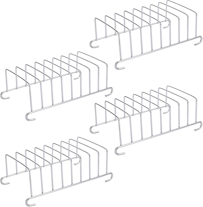 Of 4 Stainless Steel Toasts Rack 8 Slices Bread Holder Air Fryers Accessories Organizers Baking Tool Cooling Rack Kitchen Baking Tool
