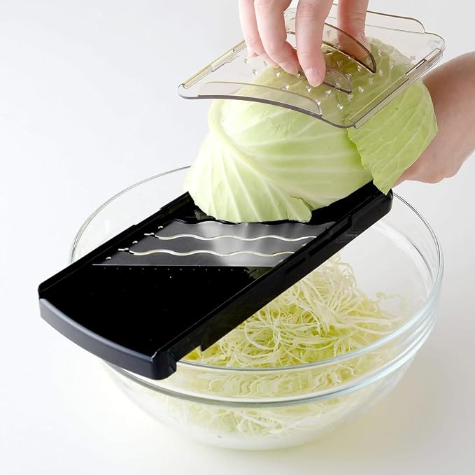 Ernest A-77295 Slicer (Juliennes), 3x Speed (Triple Wave), Made in Japan, Limited Color, Black (Amazon.co.jp Exclusive)