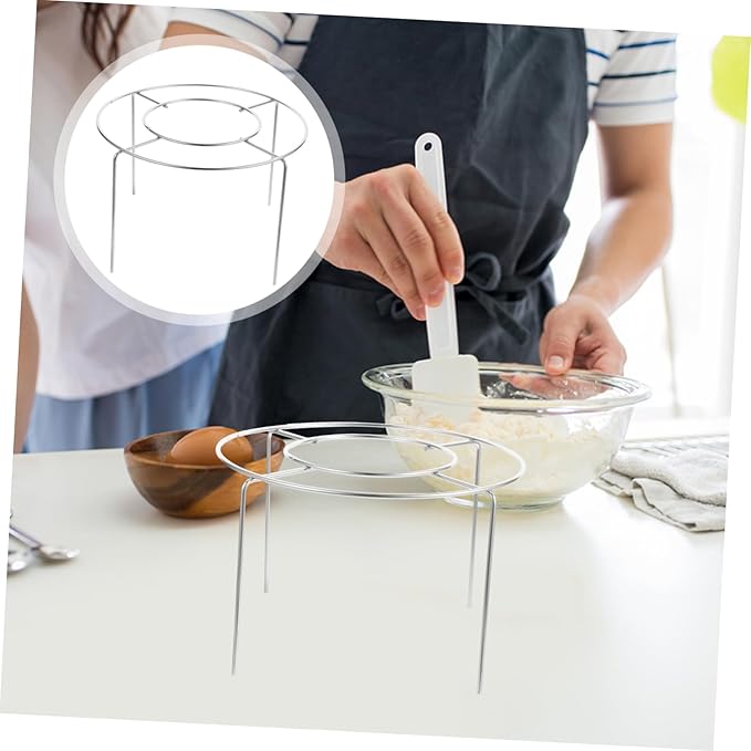 PRETYZOOM 304 Stainless Steel Sturdy Cooling Rack for Baking Oven Safe Metal Cake Cooling Stand for Desserts Cookies and Baked Goods