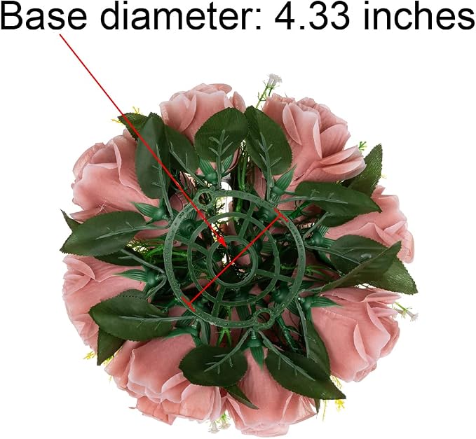 Flower Centerpieces for Wedding Tables: Wedding Table Decorations Dusty Rose Flower Balls Centerpieces for Engagement Cerebration Party Center Pieces 2 Packs