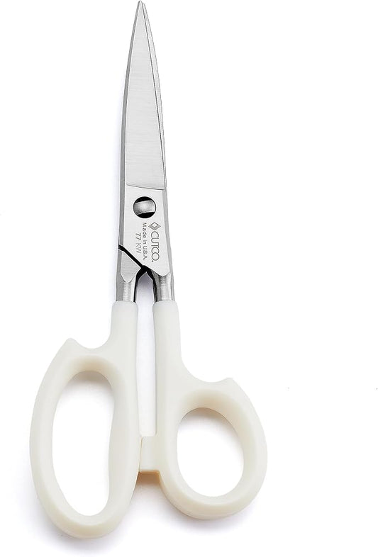 CUTCO Model 77 Super Shears with "Pearl" White handles........High Carbon Stainless blades...........still in the box from the factory