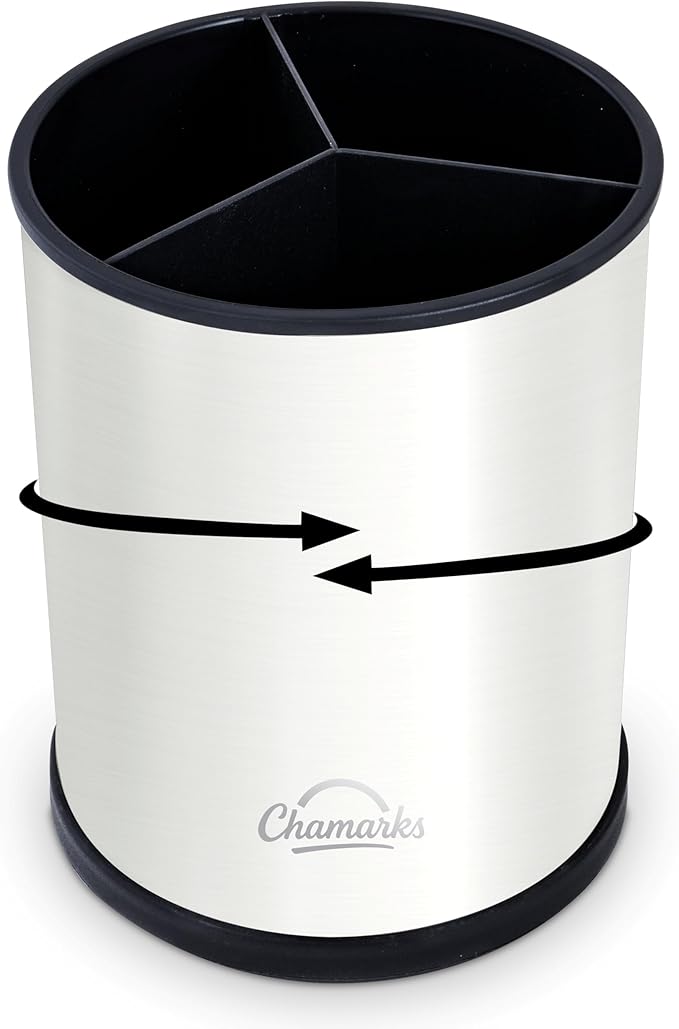 Kitchen Utensil Holder and Countertop Organizer. (White)