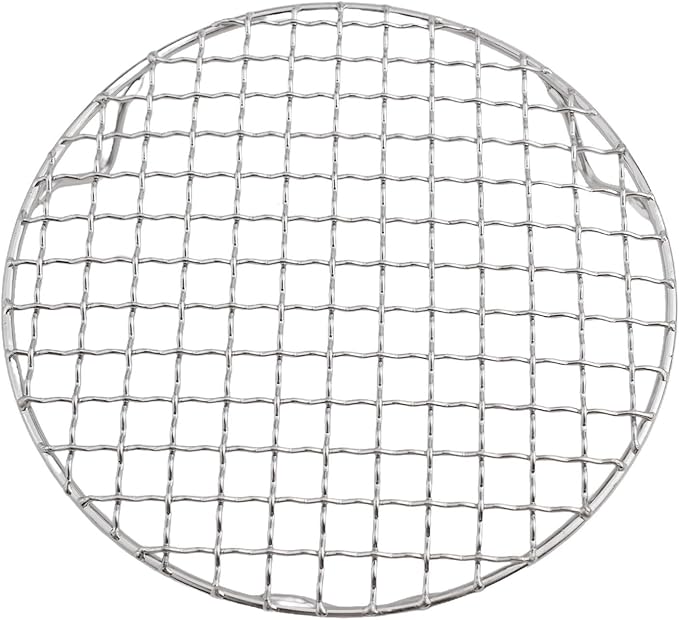 Round Cooling Rack, 13cm-35cm Diameter, 201 Stainless Steel Wire Grid with 3-Leg Stand for Baking Grilling Roasting Drying, Silver(18cm)