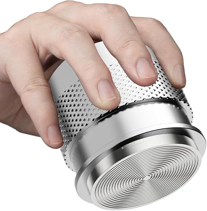53mm Espresso Tamper, Maestri House Stainless Steel Barista Coffee Tamper for Espresso Machine, Spring-loaded Tamper Fits for 54mm Breville Portafilter Fits for 54mm Espresso Portafilter (Silver)