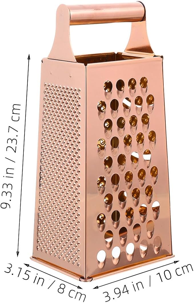 DOITOOL Vegetable Slicer 4-Sided Grater Kitchen Tool Professional Food Shredder with Safety Handle for Potatoes Carrots Cucumbers Easy Cooking 9.33X3.93X3.14In