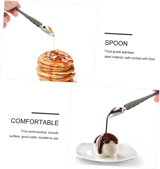 Garneck 9pcs Decorating Spoons for Cake Baking Coffee Art and Sauce Plating Includes and Culinary Painting Tools for Creative Desserts and Fruit Decoration