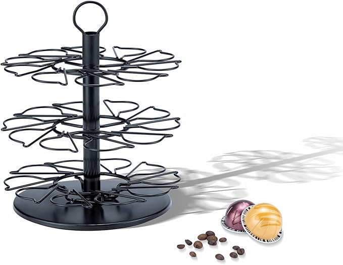 Vertuo Pod Holder 3 Tier for Vertuo Pod Holder Small for Vertuo Pod Stand (30 Pods Capacity)